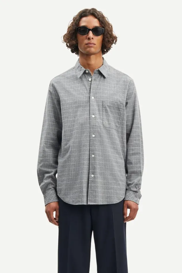 Man Liam FF Shirt 14975 Ultimate Gray Ch Samse Samse Shirts