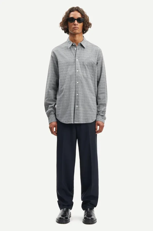 Man Liam FF Shirt 14975 Ultimate Gray Ch Samse Samse Shirts