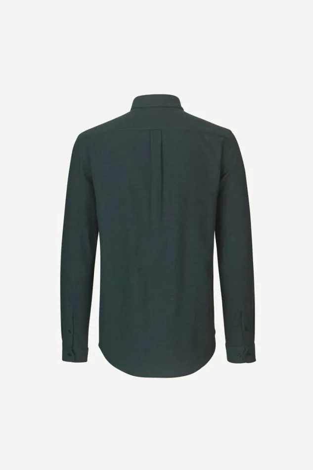 Man Liam NF Shirt 7383 Darkest Spruce Mel Samse Samse Shirts