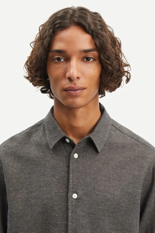 Man Liam NX Shirt 14039 Fallen Rock Mel Samse Samse Shirts