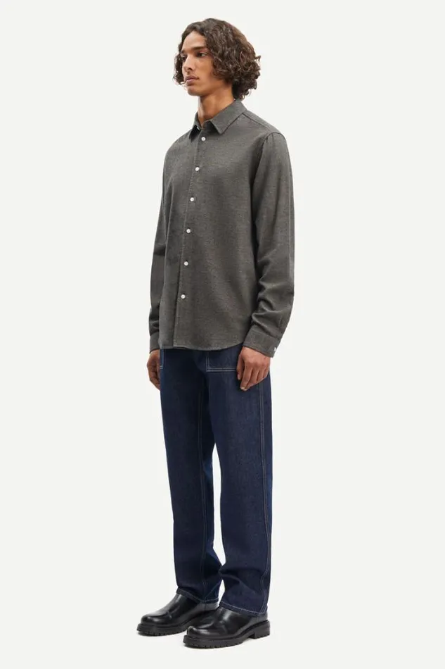 Man Liam NX Shirt 14039 Fallen Rock Mel Samse Samse Shirts
