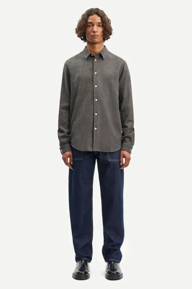 Man Liam NX Shirt 14039 Fallen Rock Mel Samse Samse Shirts