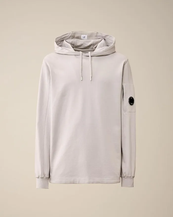 Man Light Fleece Hoodie Drizzle Grey CP Company Sweatshirts