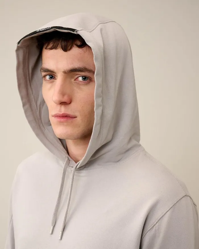 Man Light Fleece Hoodie Drizzle Grey CP Company Sweatshirts