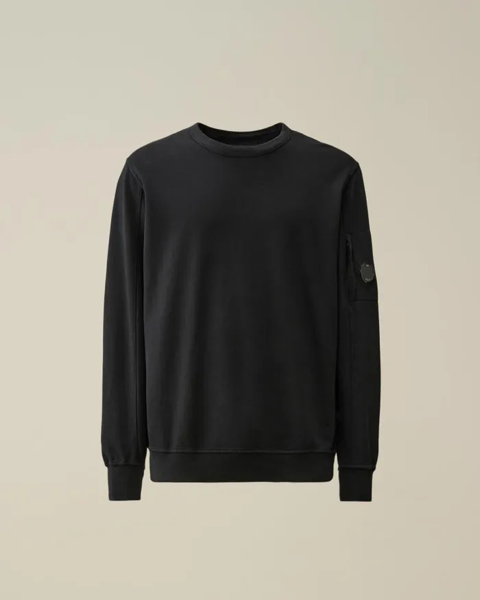 Man Light Fleece Sweatshirt Black CP Company Sweatshirts