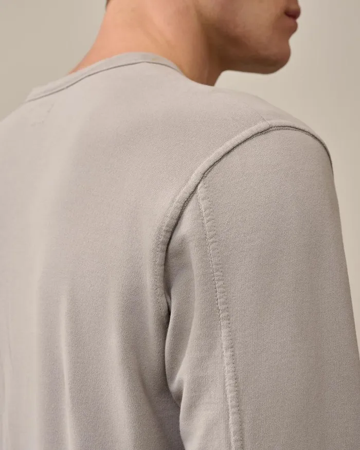 Man Light Fleece Sweatshirt Drizzle Grey CP Company Sweatshirts
