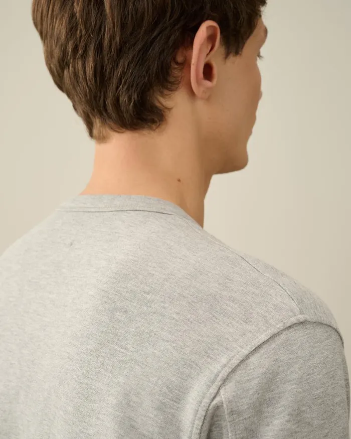 Man Light Fleece Sweatshirt Grey Melange CP Company Sweatshirts