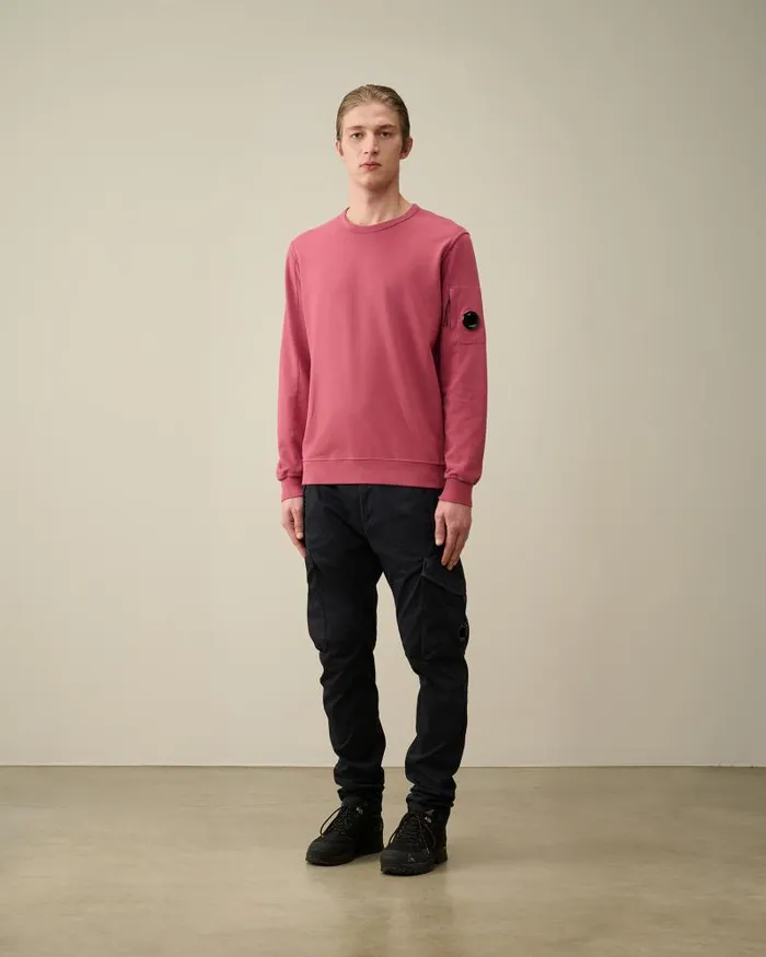 Man Light Fleece Sweatshirt Red Bud CP Company Sweatshirts
