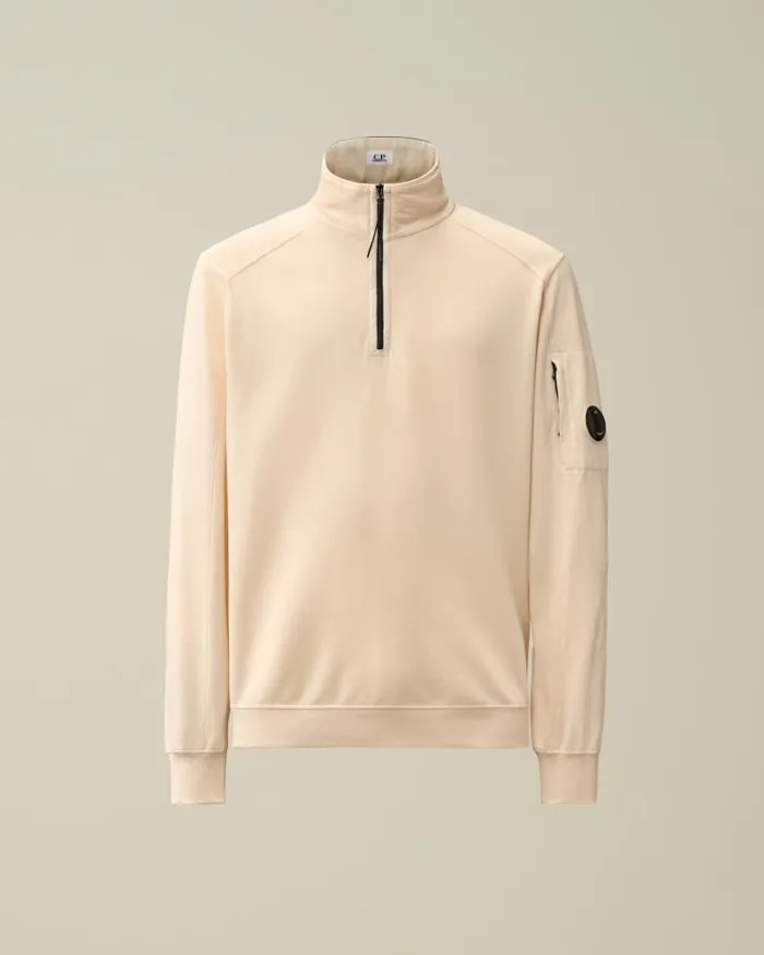 Man Light Fleece Zipped Sweatshirt Pistachio Shell 8211 Beige CP Company Sweatshirts Man Light Fleece Zipped Sweatshirt Pistachio Shell 8211 Beige CP Company Sweatshirts