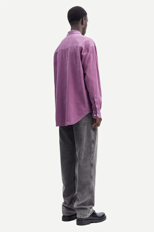 Man Luan G Shirt 14917 Washed Tulipwood Samse Samse Shirts