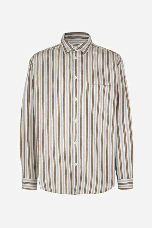 Man Luan J Shirt 14391 Blue St Samse Samse Shirts