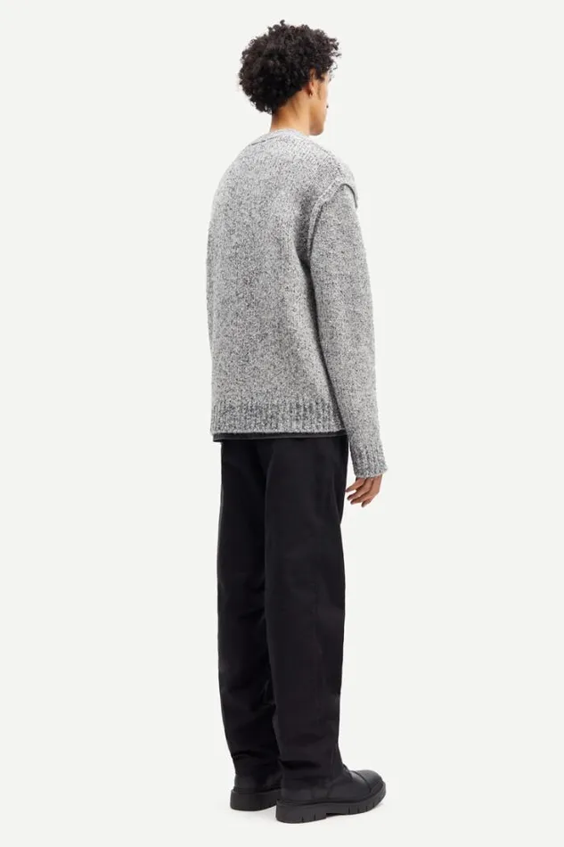 Man Max Cardigan 14909 Grey Mel Samse Samse Knitwear