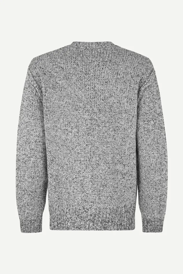 Man Max Cardigan 14909 Grey Mel Samse Samse Knitwear