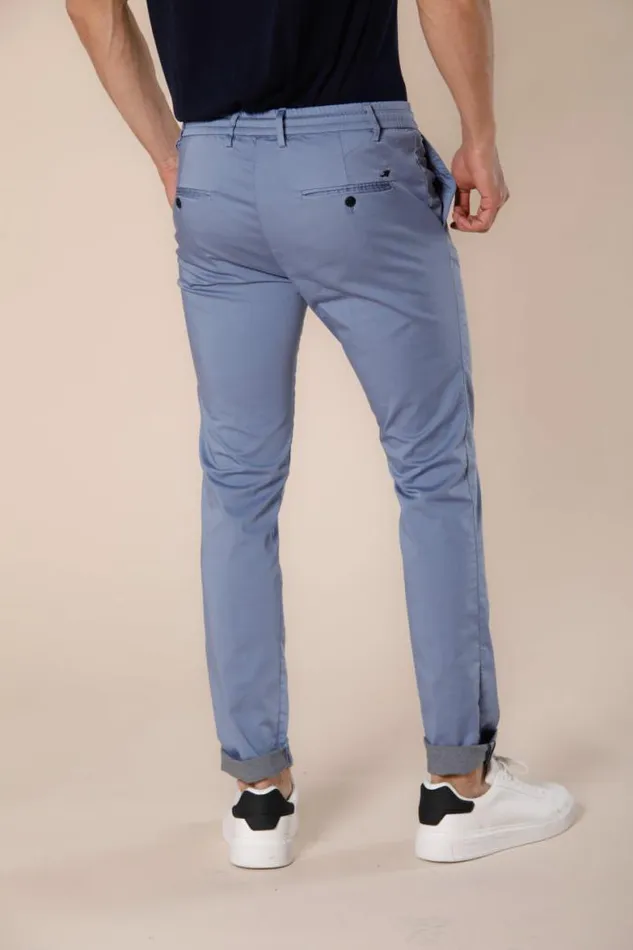 Man Milano Jogger Travel Chino Jogger In Tecno Travel Stretch Satin Extra Slim Mason039s Pants