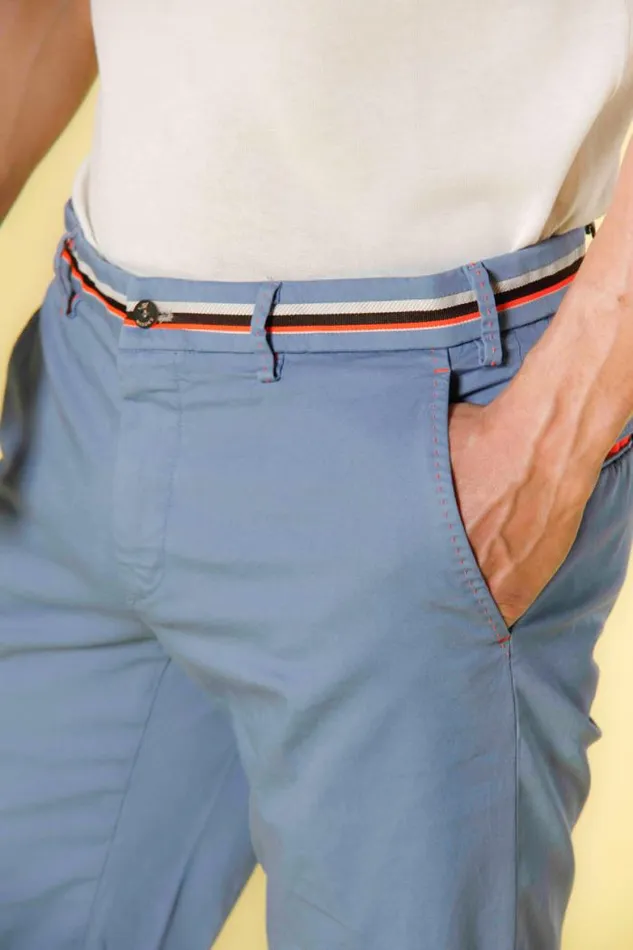 Man Milano Start Chino Bermuda In Stretch Satin Slim Mason039s Bermuda
