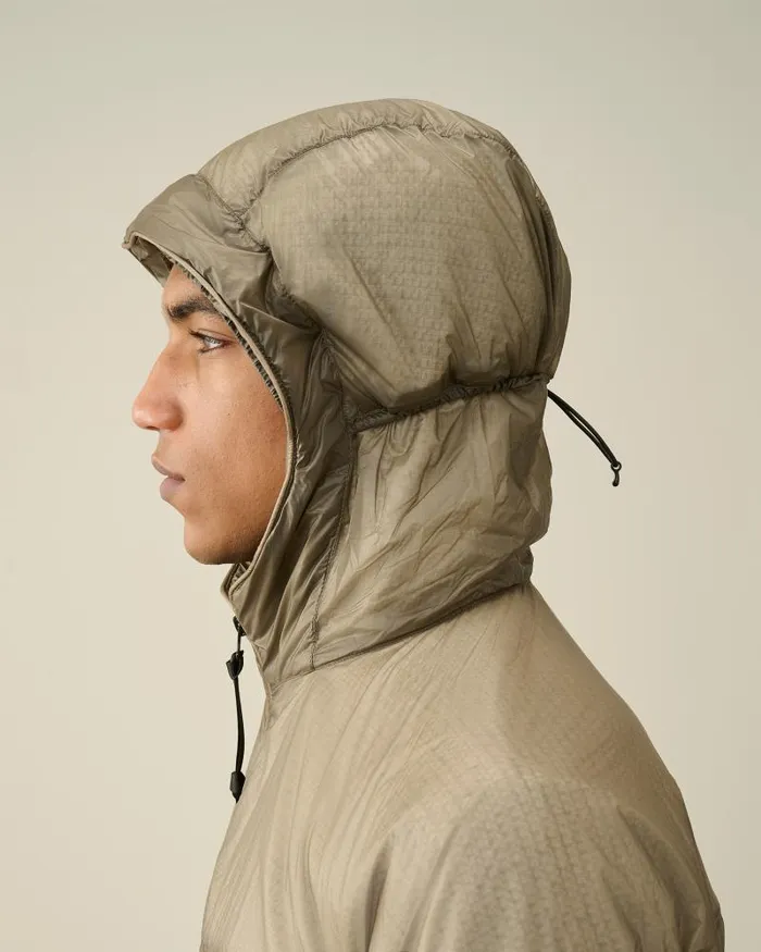 Man Nada Shell Hooded Jacket Goat 8211 Grey CP Company Jacket and Coats