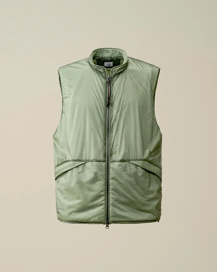 Man Nada Shell Vest Green Bay CP Company Jacket and Coats
