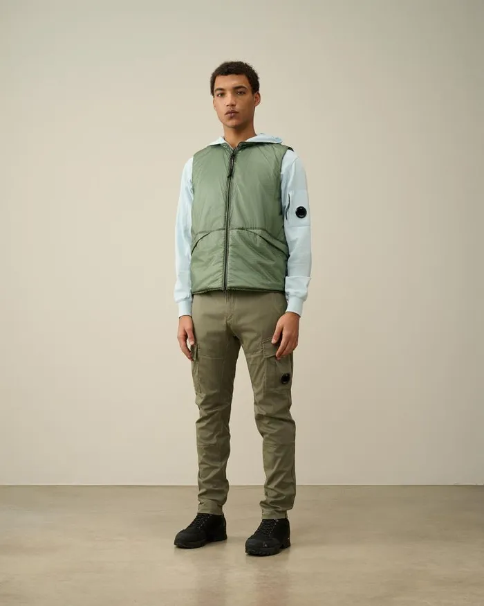 Man Nada Shell Vest Green Bay CP Company Jacket and Coats