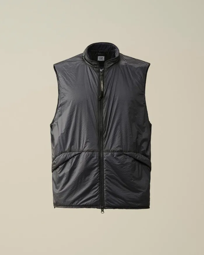 Man Nada Shell Vest Total Eclipse 8211 Blue CP Company Jacket and Coats