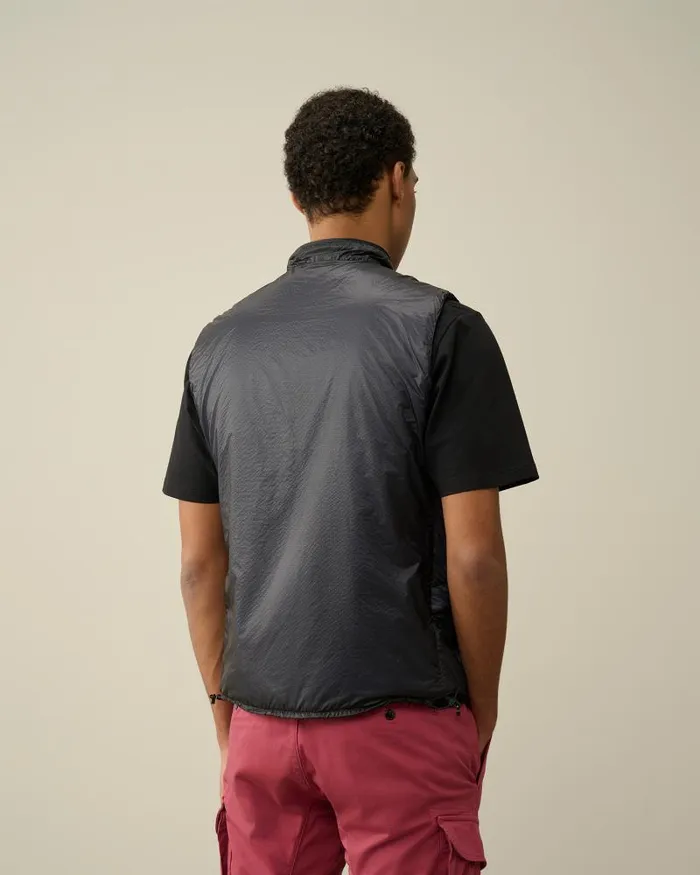 Man Nada Shell Vest Total Eclipse 8211 Blue CP Company Jacket and Coats