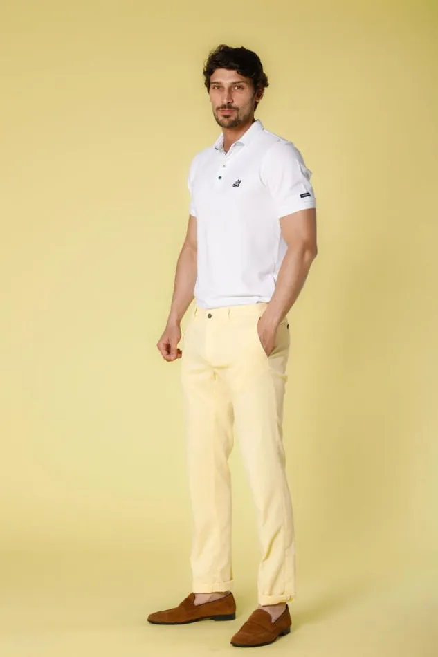 Man New York Chino Pants In Cotton And Tencel Pique Regular Mason039s Pants