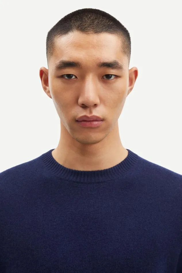 Man Nobis Crew Neck 6304 Salute Samse Samse Knitwear