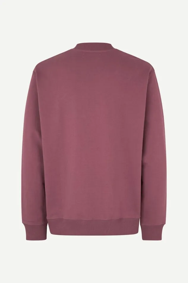 Man Norsbro Crew Neck 11720 Tulipwood Samse Samse Sweatshirts and Hoodies