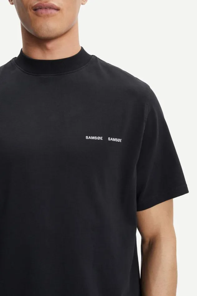 Man Norsbro Tshirt 6024 Black Samse Samse Tshirts and Polos Man Norsbro Tshirt 6024 Black Samse Samse Tshirts and Polos