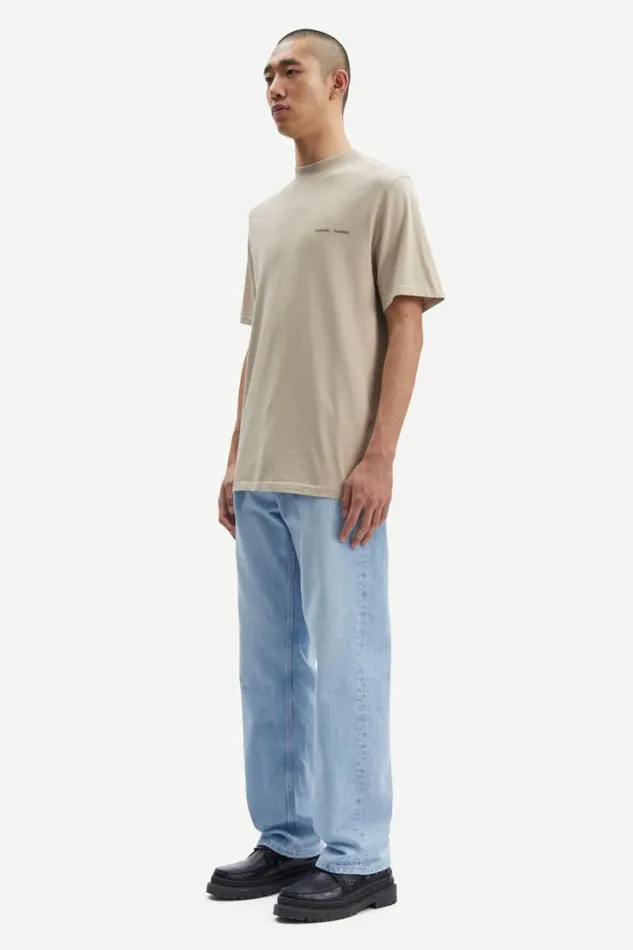 Man Norsbro Tshirt 6024 Pure Cashmere Samse Samse Tshirts and Polos