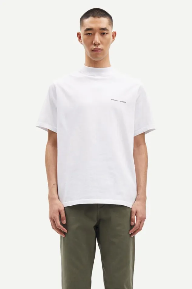 Man Norsbro Tshirt 6024 White Samse Samse Tshirts and Polos