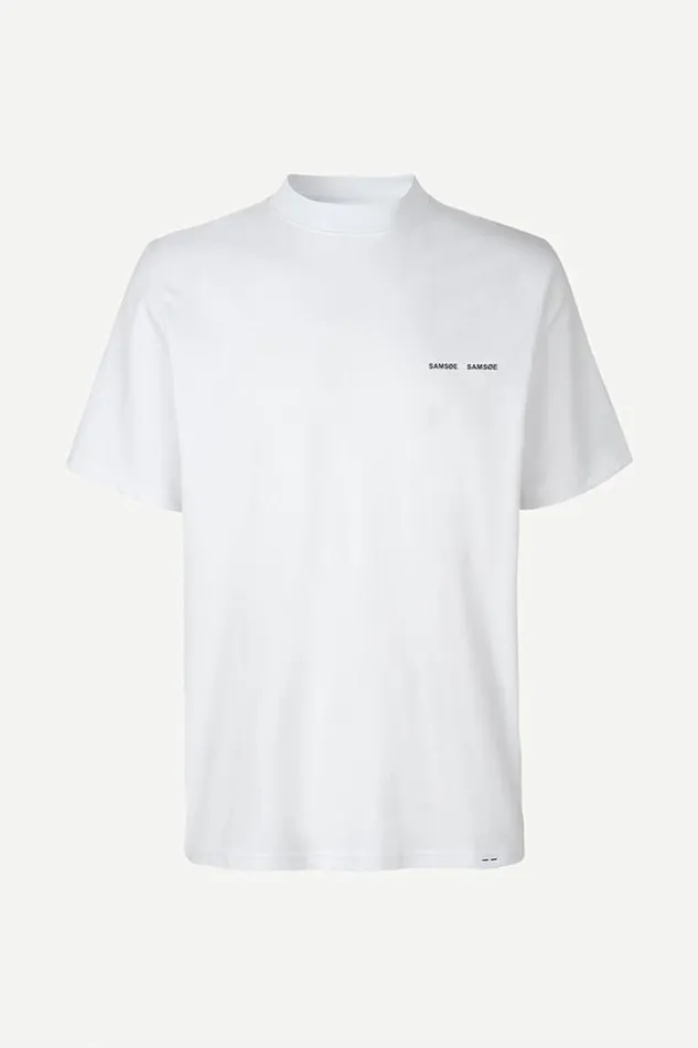 Man Norsbro Tshirt 6024 White Samse Samse Tshirts and Polos