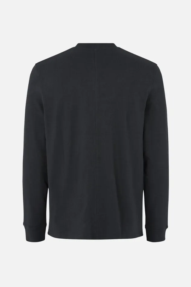 Man Norsbro Tshirt Ls 6024 Black Samse Samse Tshirts and Polos