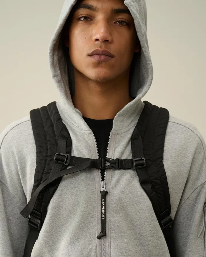 Man Nylon B Backpack Black CP Company Backpacks and Waistbag