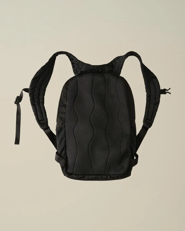 Man Nylon B Backpack Black CP Company Backpacks and Waistbag