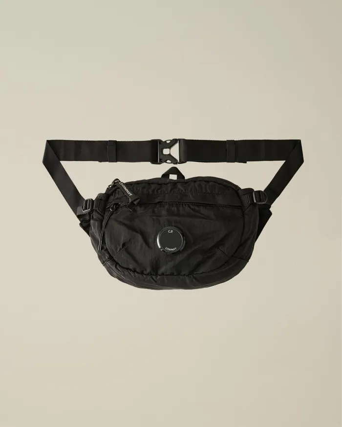 Man Nylon B Crossbody Pack Black CP Company Backpacks and Waistbag