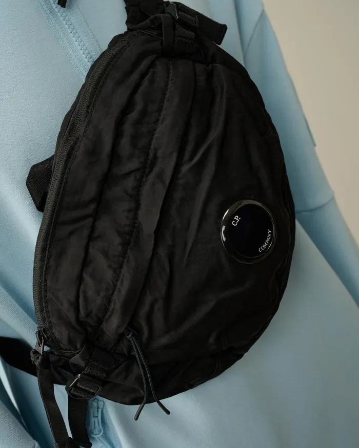 Man Nylon B Crossbody Pack Black CP Company Backpacks and Waistbag