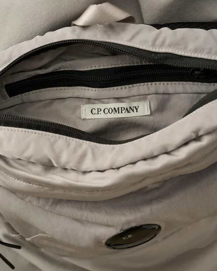 Man Nylon B Crossbody Pack Drizzle Grey CP Company Backpacks and Waistbag