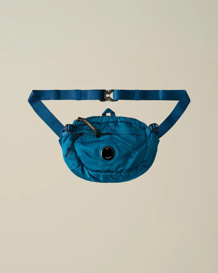 Man Nylon B Crossbody Pack Ink Blue CP Company Backpacks and Waistbag