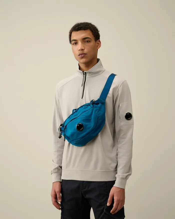 Man Nylon B Crossbody Pack Ink Blue CP Company Backpacks and Waistbag