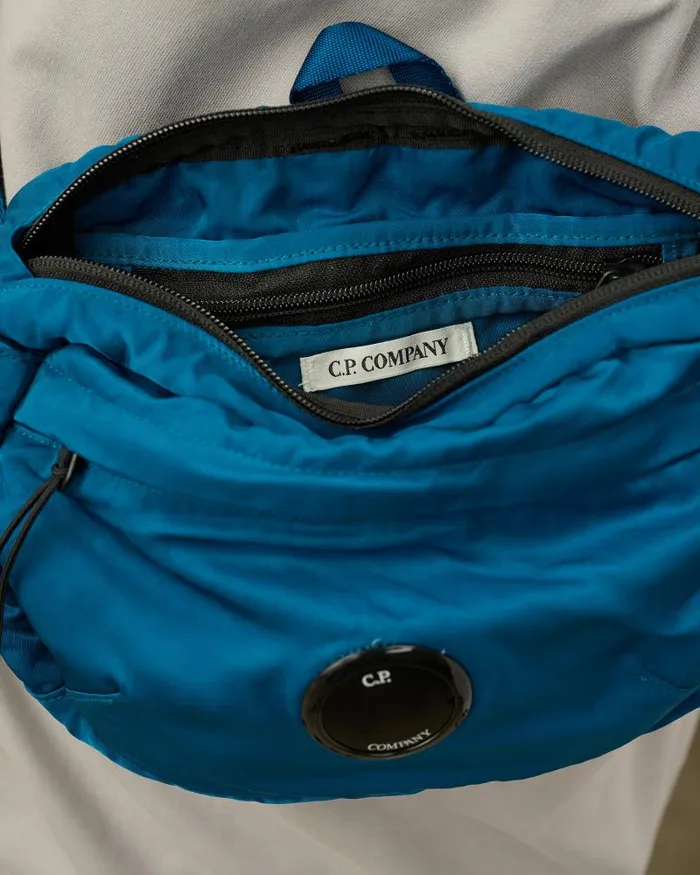 Man Nylon B Crossbody Pack Ink Blue CP Company Backpacks and Waistbag