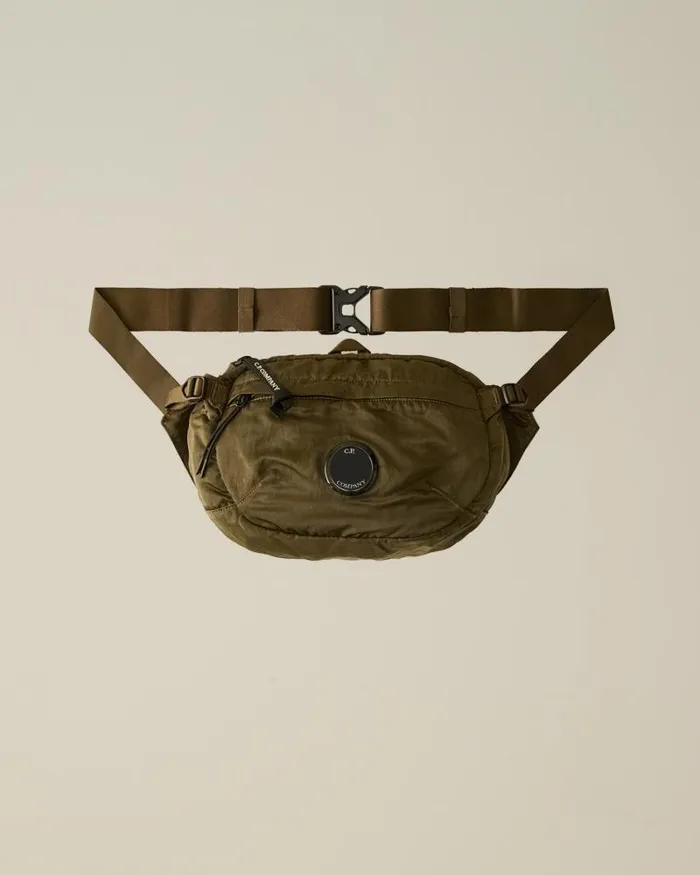 Man Nylon B Crossbody Pack Ivy Green CP Company Backpacks and Waistbag