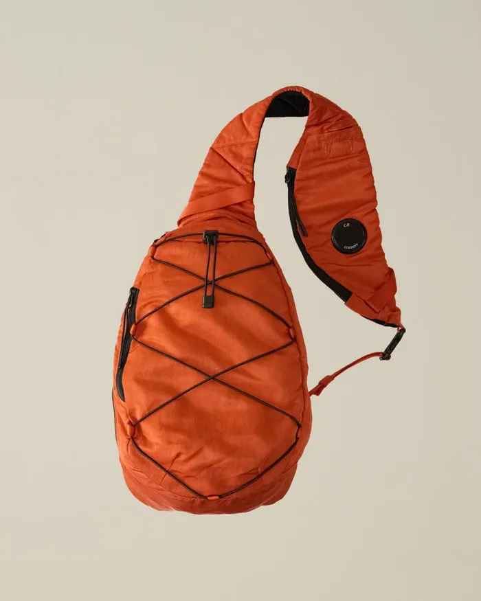 Man Nylon B Crossbody Rucksack Gold Flame 8211 Orange CP Company Backpacks and Waistbag Man Nylon B Crossbody Rucksack Gold Flame 8211 Orange CP Company Backpacks and Waistbag