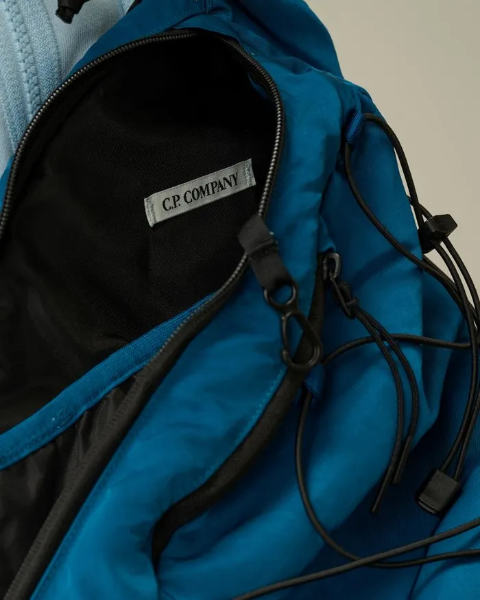 Man Nylon B Crossbody Rucksack Ink Blue CP Company Backpacks and Waistbag