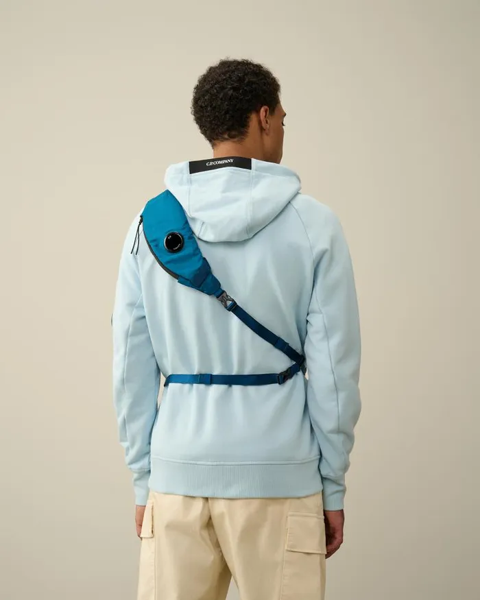 Man Nylon B Crossbody Rucksack Ink Blue CP Company Backpacks and Waistbag