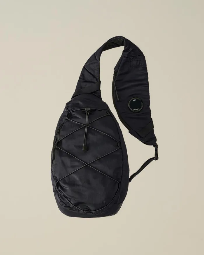 Man Nylon B Crossbody Rucksack Total Eclipse 8211 Blue CP Company Backpacks and Waistbag Man Nylon B Crossbody Rucksack Total Eclipse 8211 Blue CP Company Backpacks and Waistbag