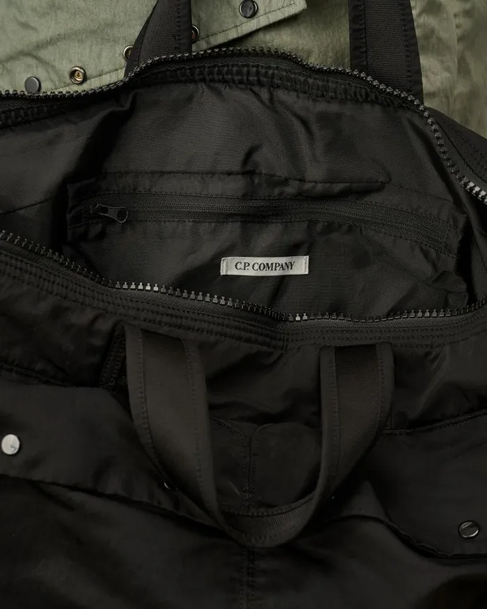 Man Nylon B Tote Bag Black CP Company Backpacks and Waistbag