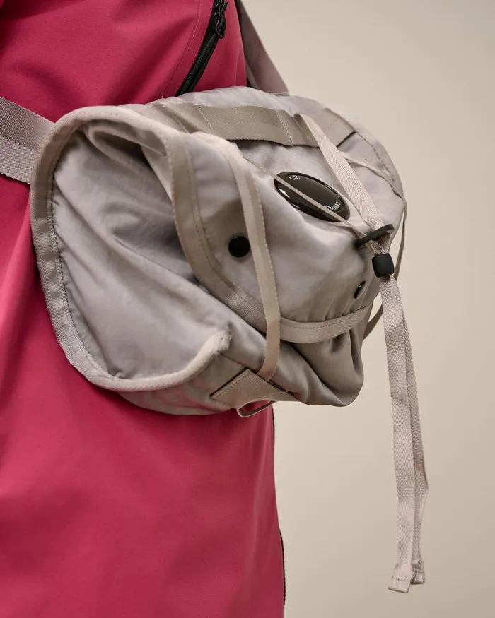 Man Nylon B Waistband Pack Drizzle Grey CP Company Backpacks and Waistbag