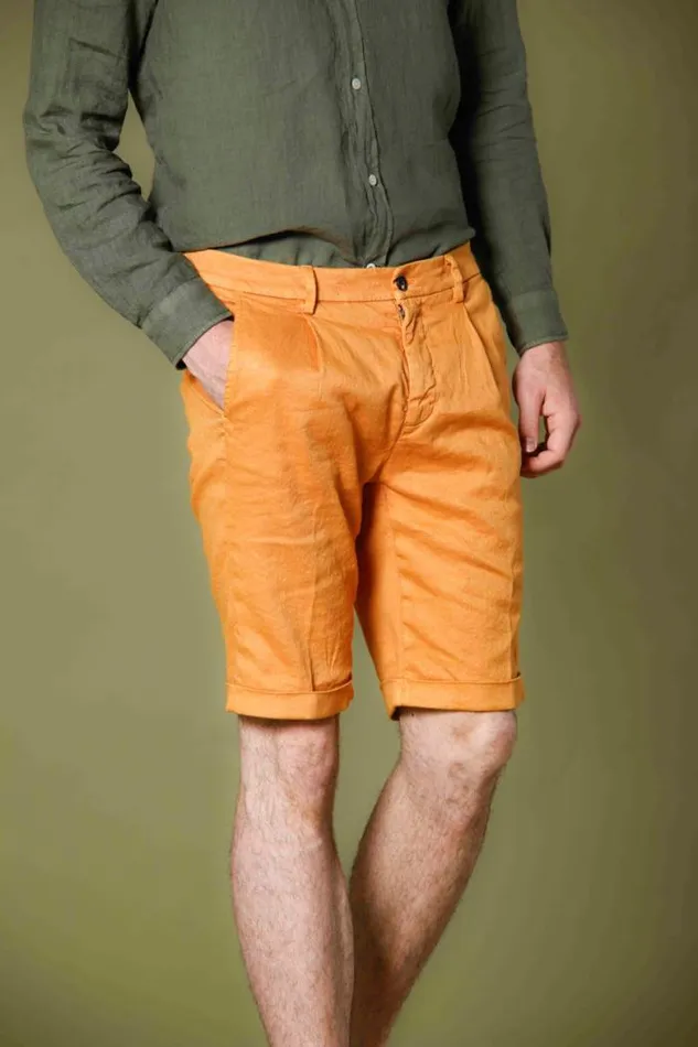 Man Osaka 1 Pinces Chino Bermuda In Twill Carrot Fit Mason039s Bermuda