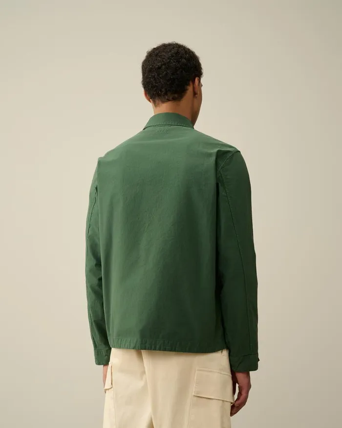 Man Ottoman Shirt Duck Green CP Company Shirt