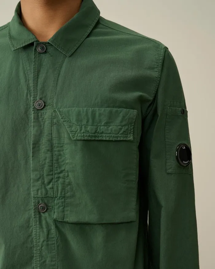 Man Ottoman Shirt Duck Green CP Company Shirt